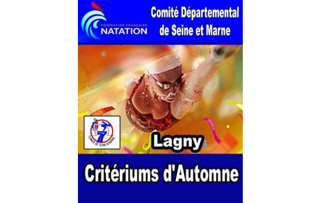 Résultats Critérium automne 12/13 Octobre 2019